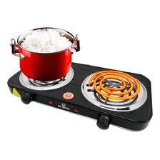 Fogão Elétrico Portátil Mesa Fogareiro Cooktop 2 Bocas 220v Foto mini 4