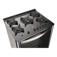 FogĂŁo Fischer Gran Cheff 26988 com porta com visor 220V - prateado Foto mini 3