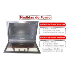 Fogão industrial 8 bocas baixa pressão 40x40 com 2 fornos perfil 10 Foto mini 2
