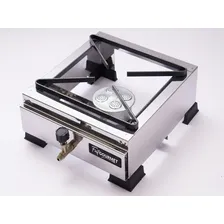 Fogão Industrial De 1 Boca Inox À Gás Alta Pressão 20x20 Foto mini  3