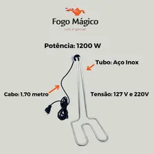 Fogo Mágico - Acendedor Elétrico De Churrasqueira, Em 220 V 220V Foto mini 2
