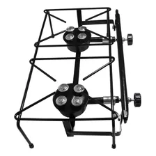 Fogão Semi Industrial Esqueleto Roa 2 Bocas Alta Pressão Cor Preto Foto mini 4