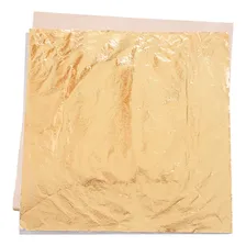 Folha De Ouro Para Restauração Imitação 14x14cm 500 Folhas Foto  mini 1