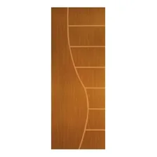Folha de Porta Madeira Decorada 210x90cm Espessura 3,5cm Cantareira MGM Lisa Nevada Mogno Foto  mini 1