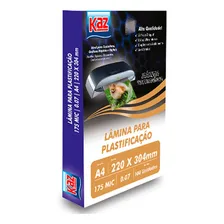 Folha Para Plastificação A4 Polaseal 100 Unidades - Kaz Foto mini 2