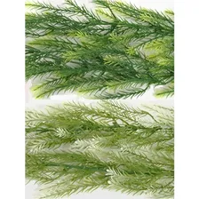 Folhagem Pendente De Alecrim Artificial Jardim Arranjo Flor Cor Verde Foto mini 3