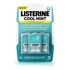 Folhas Listerine Pocketpaks Cool Mint 72 Und Foto mini 1