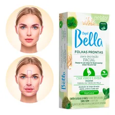 Folhas Prontas Facial Depil Bella 16 Folhas Foto  mini 1