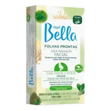 Folhas Prontas Facial Depil Bella 16 Folhas Foto mini  2