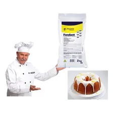 Fondant Pasta Para Coberturas 2 Kg Pães Doces Confeitaria Foto mini 2