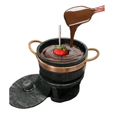Fondue 1 Chapa 32 +1 Panela 800 +2 Rechaud + 6 Garfinhos Foto mini 3
