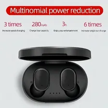 Fone Airdots Bluetooth 5.0 A6s Mipods - Preto Foto mini 1