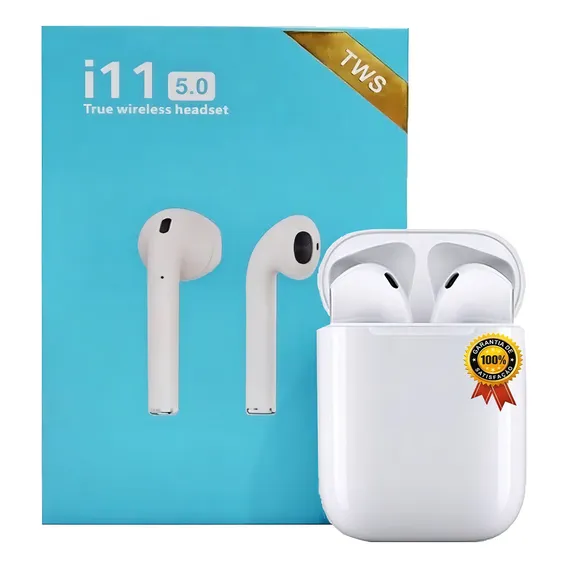 Fone Bluetooth I11 TWS 50 Cor Branco Foto 1