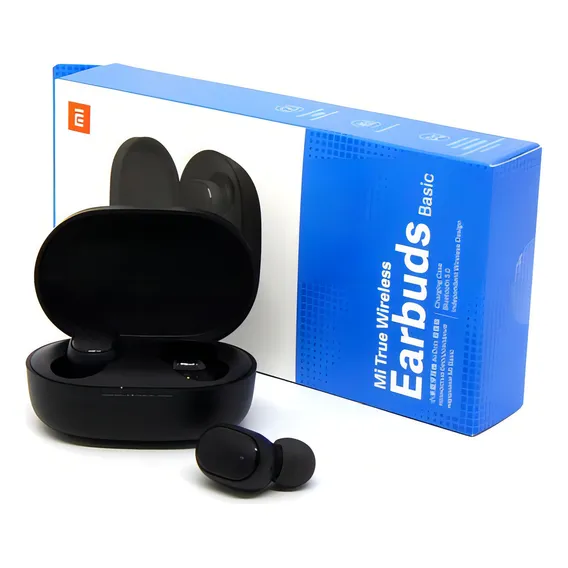 Fone Da Xiaomi Mi Wireless Earbuds Redmi Airdots Global Cor Preto Foto 1