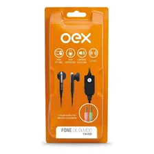 Fone De Ouvido Com Microfone Earphone Preto Fn300 Oex Foto mini  2