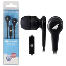 Fone De Ouvido Com Microfone Eml-101 Preto Fortrek Foto mini  2