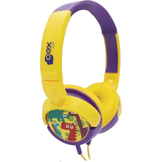 Fone De Ouvido Head Fone Infantil Kids Cor Amarelo Cor da luz n/a Foto 1