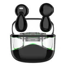 Fone de ouvido in-ear sem fio Hancdon Bluetooth Q29 Q29 preto com luz LED Foto  mini 1