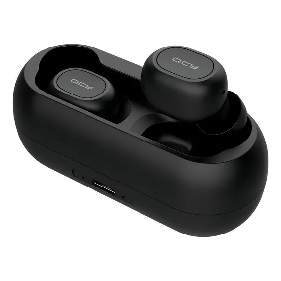 Fone De Ouvido In-ear Sem Fio Qcy T1c Preto Foto 1