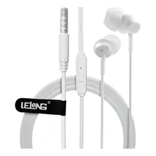 Fone De Ouvido Lelong Le-0203 Cor Branco Foto  mini 1