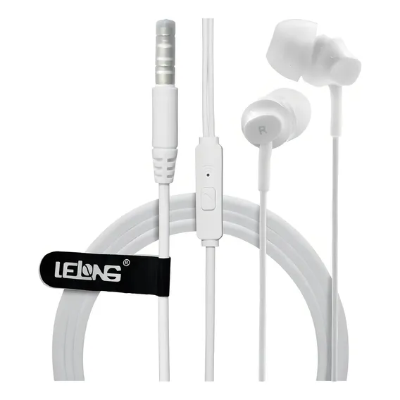 Fone De Ouvido Lelong Le-0203 Cor Branco Foto 1