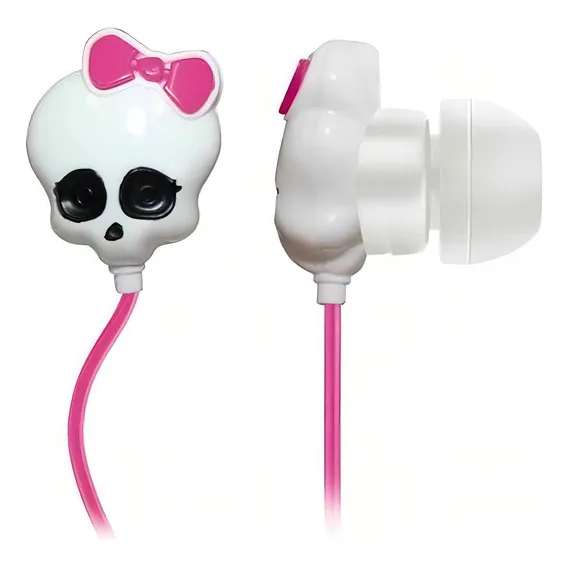 Fone De Ouvido Multilaser Monster High Skull P2 - Ph106 Cor Rosa Foto 1