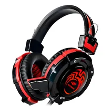 Fone de ouvido over-ear gamer C3Tech Flycatcher PH-G10 com luz LED Foto mini  2