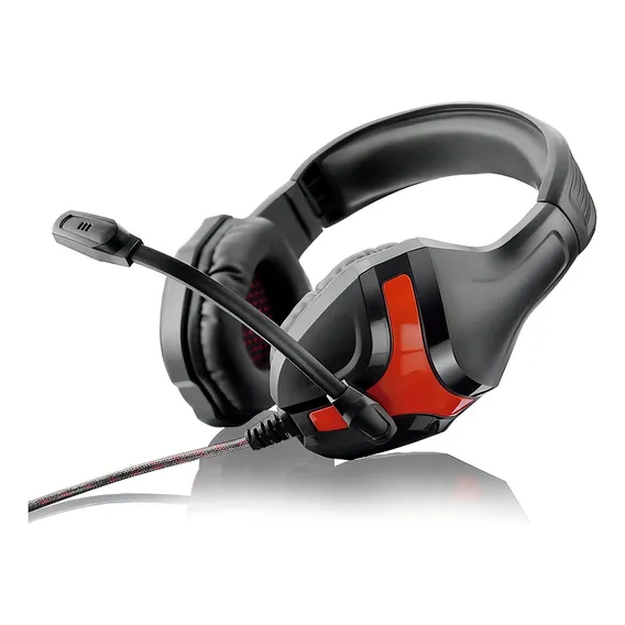 Fone de ouvido over-ear gamer Warrior Harve PH101 com luz LED Foto 1