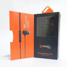 Fone De Ouvido Pmcell Fo-31 C/ Microfone Preto & Vermelho Foto  mini 1