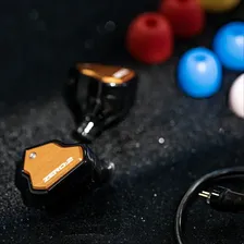 Fone de Ouvido Profissional 7Hz Zero 2 Crinacle Cor Laranja Foto mini 2