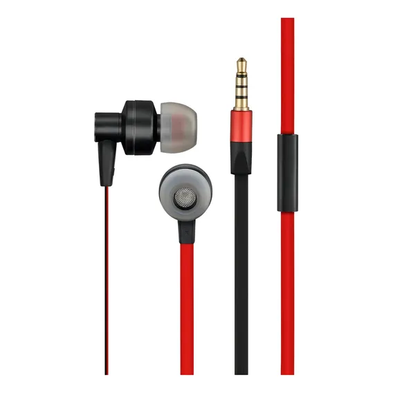 Fone De Ouvido Pulse Intra Auricular Preto/vermelho - Ph154 Foto 1