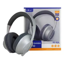 Fone De Ouvido Sem Fio Bluetooth Headset Wireless Cor Cinza Foto mini 1
