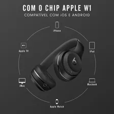 Fone De Ouvido Solo3 Wireless Preto Beats Foto mini 1