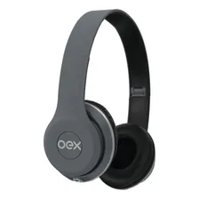 Fone De Ouvido Style Headphone Cinza - Newex Foto mini 1