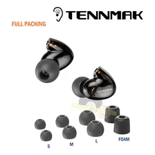 Fone De Ouvido Tennmak Pro 4 Drives(2l+2r) - (Somente a Cabeça do fone) Cor Preto Foto mini 1