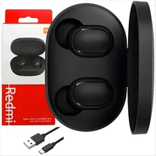 Fone De Ouvido Xiaomi Redmi Airdots 2 Preto Tws Foto  mini 1