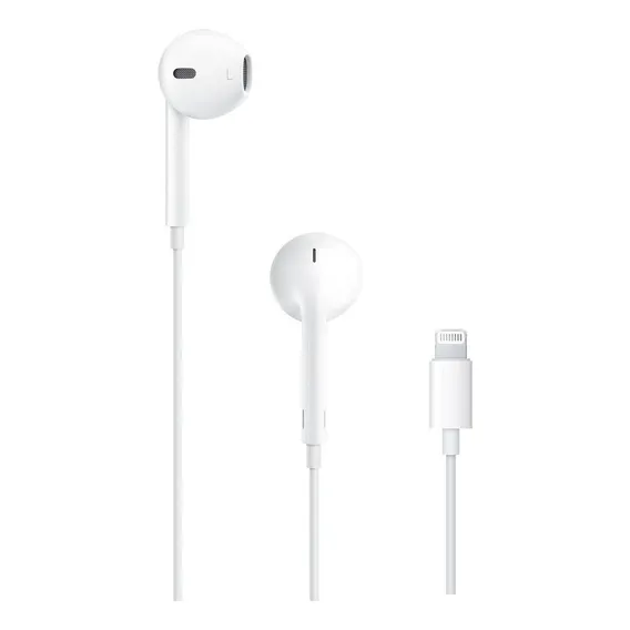 Fone Earpods Lightning iPhone X, Xr, 11, 12, 13, Cor Branco Foto 1