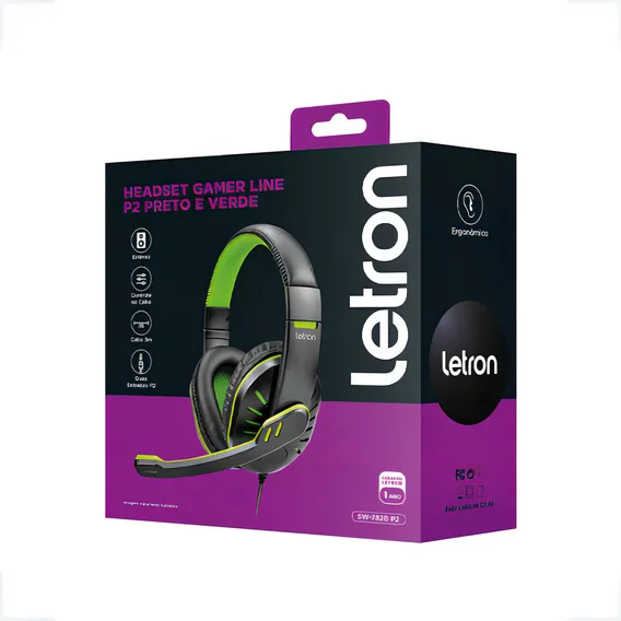 Fone Gamer Pc Headset P2 Foto 1
