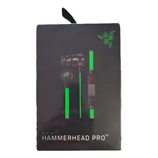 Fone Gamer Razer Hammerhead Pro V2 Cor Verde Foto  mini 1