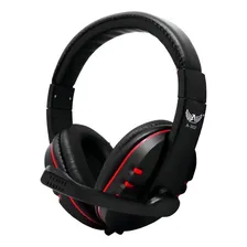 Fone Head Set Gamer Ltomex Cor Preto Luz Vermelho Foto mini 2