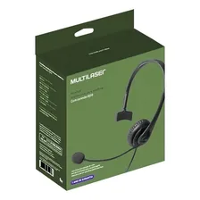 Fone Headset Conector Rj09 Telemarketing Multilaser - Ph251 Foto mini  2
