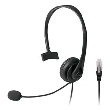 Fone Headset Conector Rj09 Telemarketing Multilaser - Ph251 Foto  mini 1