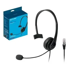 Fone Headset Conector Rj09 Telemarketing Multilaser - Ph251 Foto mini 4