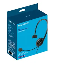Fone Headset Conector Rj09 Telemarketing Multilaser - Ph251 Foto mini  3