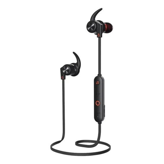 Fone Headset Creative Outlier One Plus Bluetooth Mp3 Player 4gb Ipx4 Cor Preto Luz Azul Foto 1