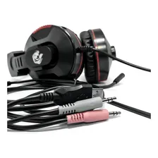 Fone Headset Gamer Com Microfone Fone Ouvido Led Rgb Cor Preto Foto mini 2