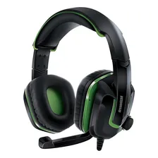 Fone Headset Gamer Dreamgear Grx-440 Preto E Verde Foto mini 1