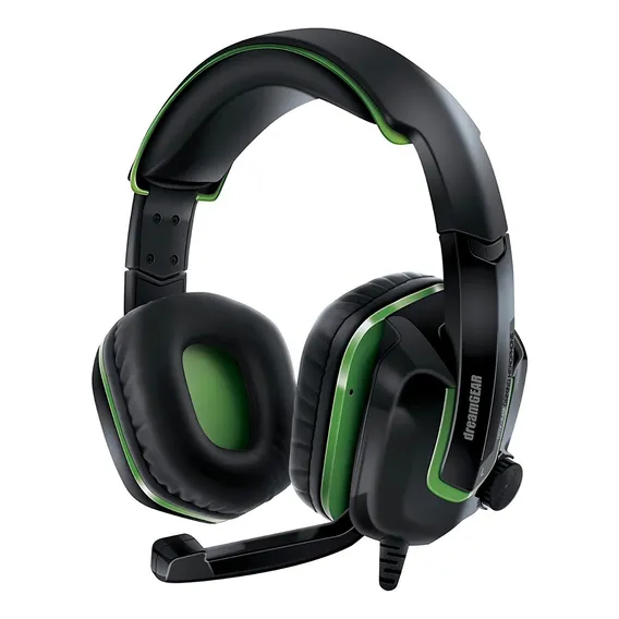 Fone Headset Gamer Dreamgear Grx-440 Preto E Verde Foto 1