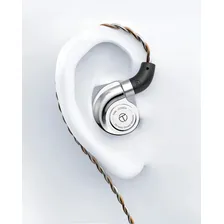 Fone Inear Trn Conch Dual Driver - Completo!! Cor Prateado Foto mini 4