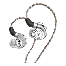 Fone Inear Trn Conch Dual Driver - Completo!! Cor Prateado Foto  mini 1
